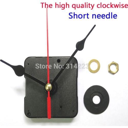 5 set Fashion style Quartz Clock Movement for Clock Mechanism Repair DIY clock parts accessories shaft 12mm free shipping