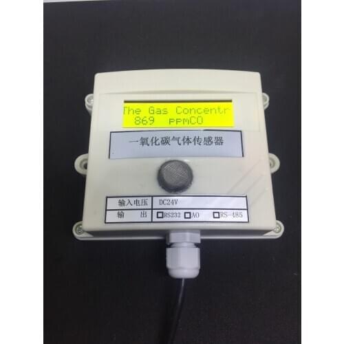 Carbon monoxide gas concentration sensor transducer gas sensor for on-line detection of 485 PLC