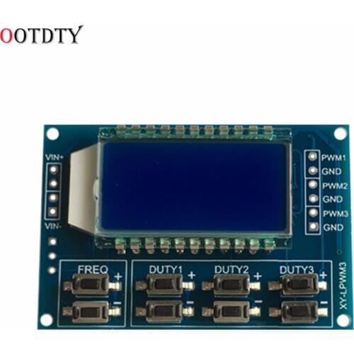 Signal Generator PWM Pulse Frequency Duty Cycle Adjustable Module LCD Display