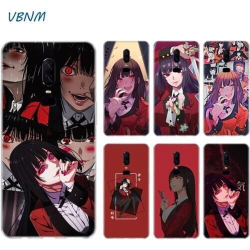 Anime Crazy Excitement Kakegurui Printed Silicone Phone Case For OnePlus One Plus 1+ 8 7T 7 Pro 6 6T 5 5T 3 3T Coque Cover