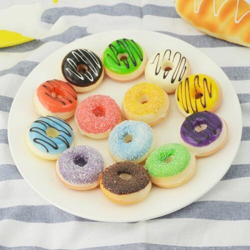 1Pc Fake Food Simulation Donut Dessert Home Accessorie Cake Dessert Pastry Model Photography Prop Early Education Kids Toys Gift