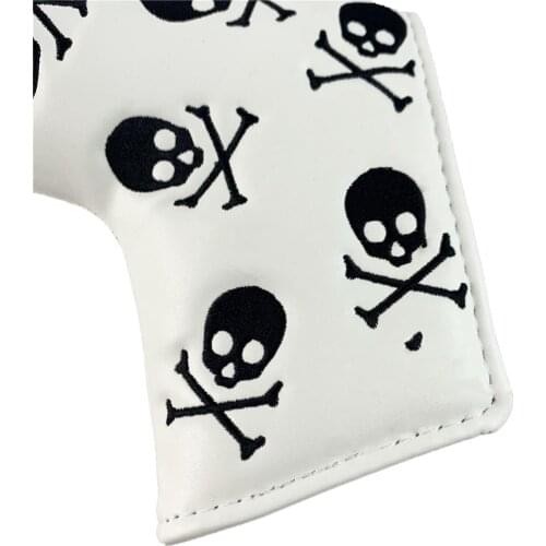 PU Leather Golf Putter Head Cover Headcover Protector Guard For Blade Putters