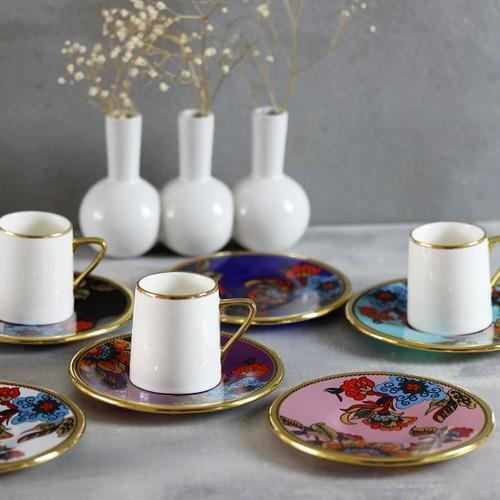 Glore Lorena Asorti Coffee Set 6 pieces