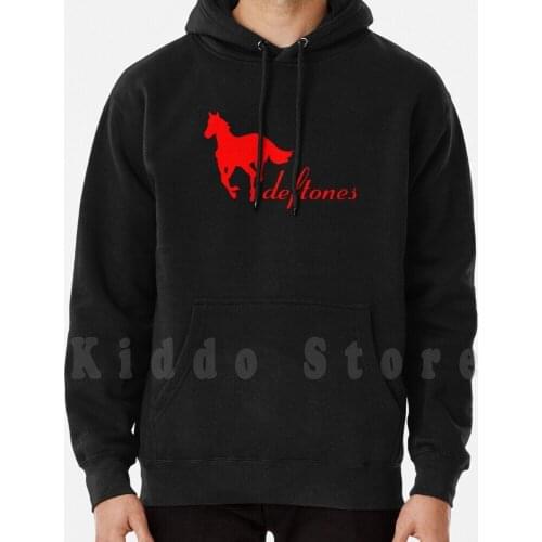 Red hoodies long sleeve Band Hard Logo Deftones Tool Judas Priest System Of A Down Lakuan