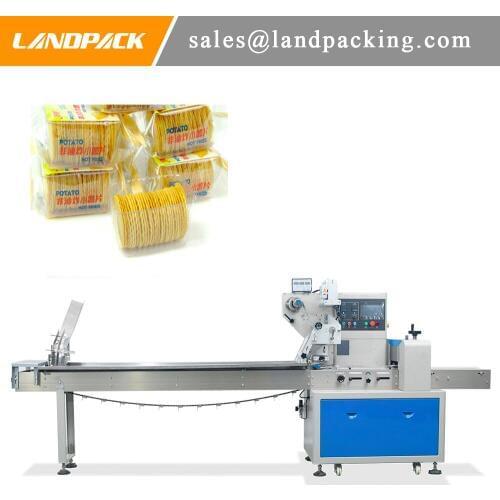 Multifunction Potato Chip With Tray Small Pillow Bag Flow Packing Machine