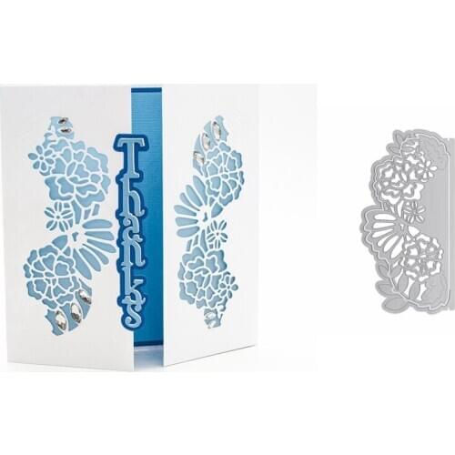 Bunch Flower Lace Shape Metal Cutting Dies Stencil Scrapbook Album Embossing For Gift Card Making Handcrafts Decor