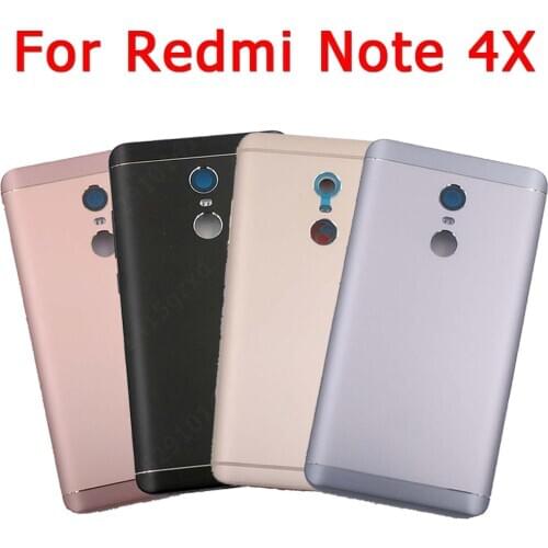 Original Back Battery Cover for Xiaomi Redmi Note 4X Rear Housing Cover Case Replacement Spare Parts