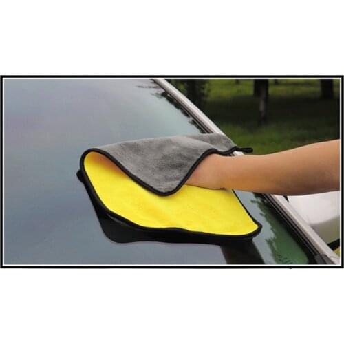 1Pc 30x30/40/60CM Car Wash Microfiber Towel Car Cleaning Drying Cloth Hemming Car Care Cloth Detailing Car Wash Towel