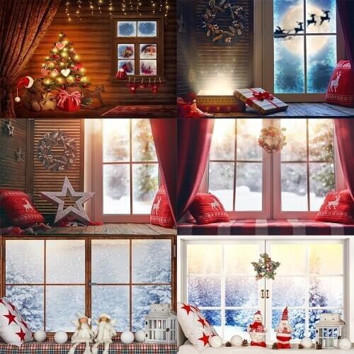 Scopiso Photography Backdrops Merry Christmas and New Year Room Xmas Party Decoration Photographic Photo Background Studio Props