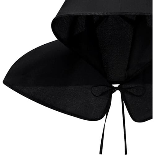 Halloween Cowl Hood Scarf Unisex Cloak Neck Warmer Costume Hooded Cape Hat Daily Wear