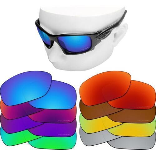 OOWLIT Anti-Scratch Replacement Lenses for-Oakley Ten Etched Polarized Sunglasses