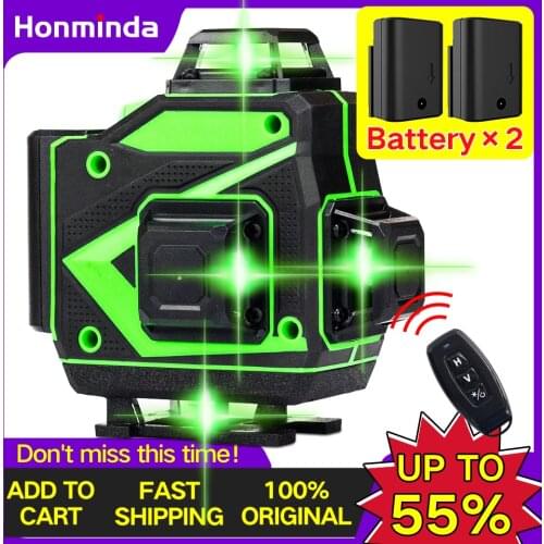16 Lines 4D Laser Level Green Line Self-Leveling 360 Horizontal And Vertical Super Powerful Laser Level Green Beam Laser Level