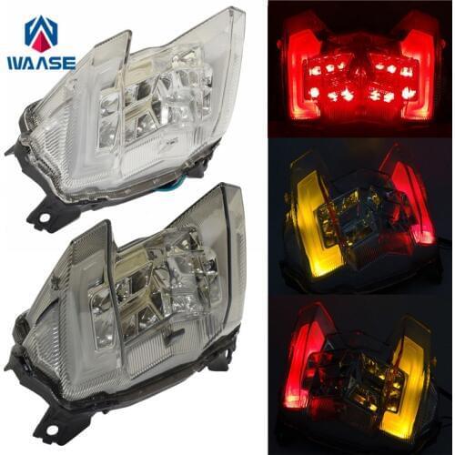 Waase For Yamaha MT-09 FZ-09 FZ09 MT09 2017 2018 2019 2020 E-Mark Rear Tail Light Brake Turn Signals Integrated LED Light
