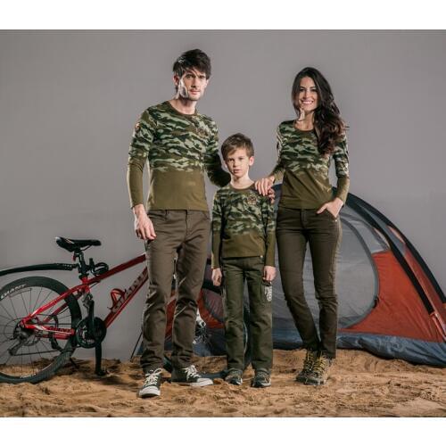 New Pattern Womens Long Sleeve Tops Casual Camouflage Style Women Top T-shirts New Fashion Brand Quality Tees for Female