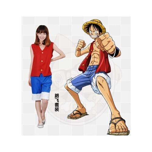 Free Shipping Japanese Anime One Piece Monkey D Luffy Cosplay Straw Shoes Sandals Slipper 35-44 Summer Style Shoes