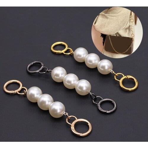 10pcs Good Quality Pearl Extend Chain for Shoulder Bag Handbag DIY Accessories