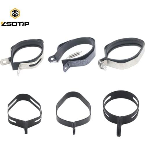 ZSDTRP Motorcycle Muffler Clamps Exhaust Muffler Silencer Pipe Hanger Mount Bracket