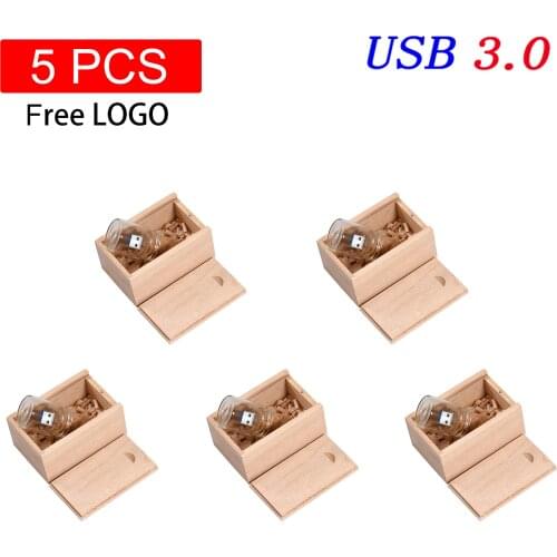 JASTER USB 3.0 Flash Drives Drift Bottle + Box Packaged For Sale 16GB 32GB 64GB 128GB 256GB Photography Wedding Flash Drive