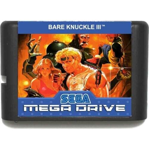 Bare Knuckle III 16 bit MD Game Card For Sega Mega Drive For Genesis