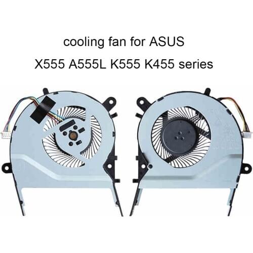 Computer Fans CPU Cooling Fan For ASUS X555 LA X555L K555 A555L X455 A455L Y483L W419LD R556L Notebook PC Cooler Radiator DC5V