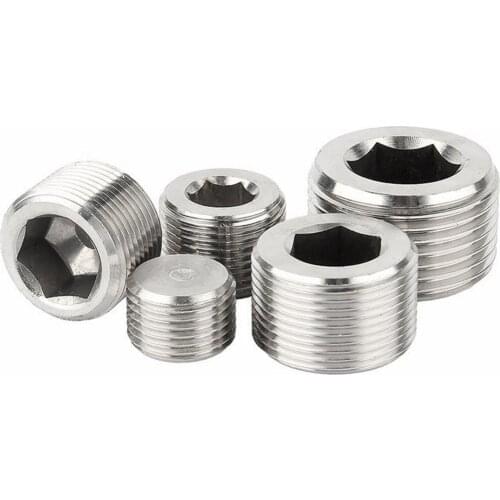 M8-M24 Metric Male SS304 Countersunk End Plug Internal Hex Head Socket Fitting