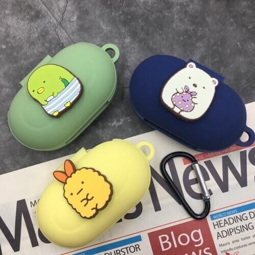 Cute Earphone Case For Samsung Galaxy Buds/Buds+ Anti-shock Flexible Silicone Full Protective Cover For Samsung Galaxy Buds Plus