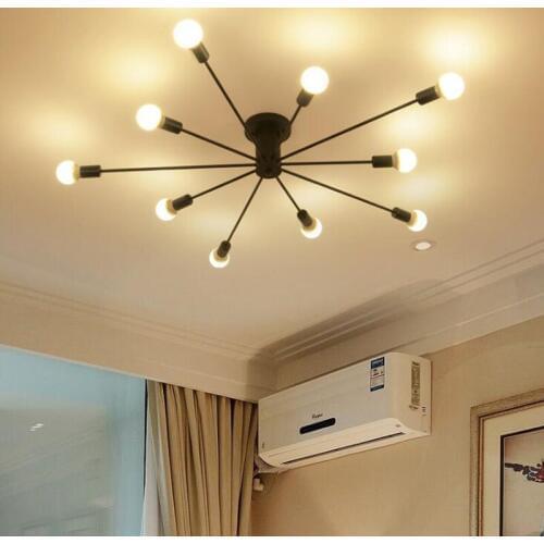 LOFT industry retro contemporary simple ceiling light lamp Iron foyer dinning room ceiling lamp light