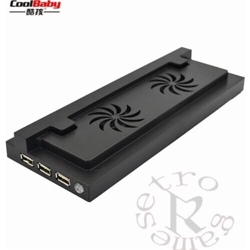Durable Fan Cooling Heat Dissipation Vertical Stand For XBOX ONE S Video Game Console Gamepad Controller Stands Boy Gift