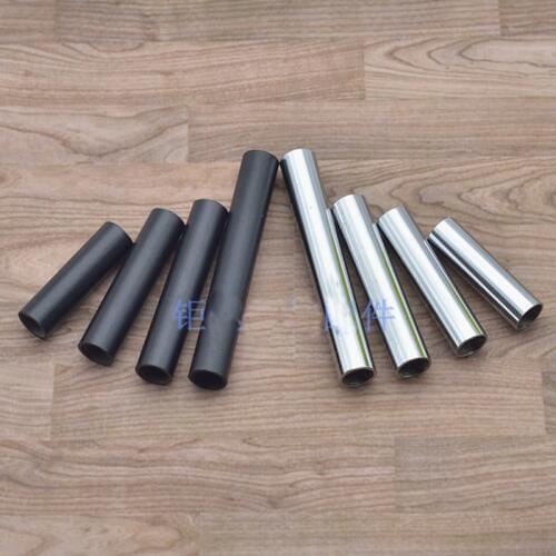 5pcs M10 inner tube connecting tube screw two threaded tube hollow straight rod chrome black lighting lighting accesso