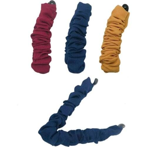 Solid Fabric Covered Barrettes Banana Hair Clips Solid Women Ladies Hair Claws Makeup Tools Fashion Headwear for women girl