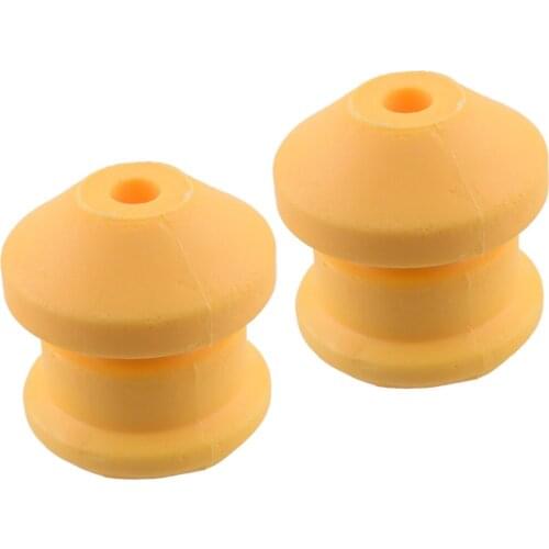 2pcs/Set 15783030 Yellow Car Auto Front Suspension Jounce Bumper Spring Fit for Hummer H3 H3T 2009 2010 Polyurethane