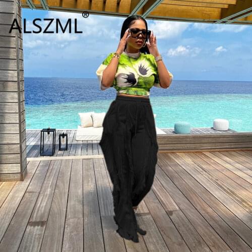 ALSZML Women's Wide Trousers