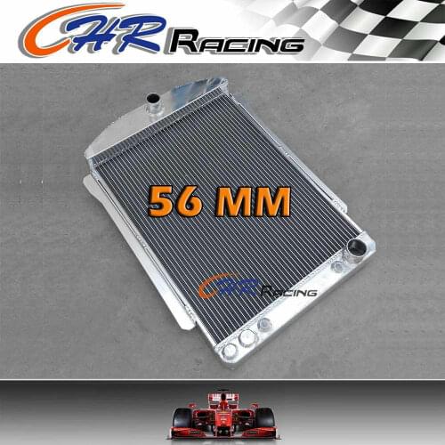 56 mm aluminum radiator for Chevy Car STREET ROD 1940 1941