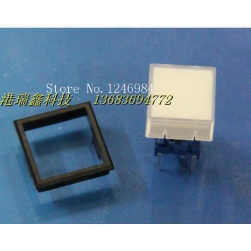 [SA]Denmark MEC rimmed white button switch reset switch 3FTL6 + 1K1116 + 2K09--20pcs/lot