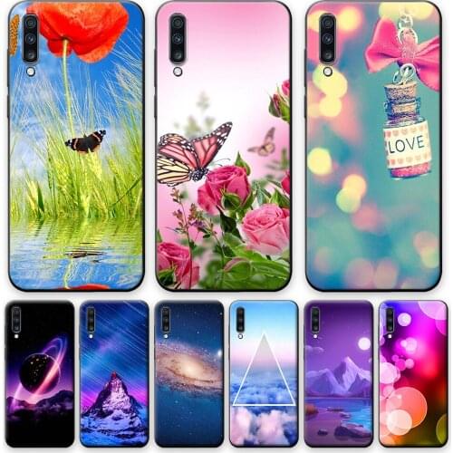 For Samsung A70 Case Butterfly Style Cover For Samsung A70s Soft TPU Silicone Phone Case For Samsung Galaxy A70 A70S Cool Fundas