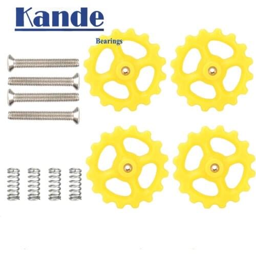 4pcs M3 Hot Bed Leveling Kit M3 Plastic Nut Stainless Steel Springs Screw Heated Bed Kits For Ender 3 CR-10 3D Printer Parts