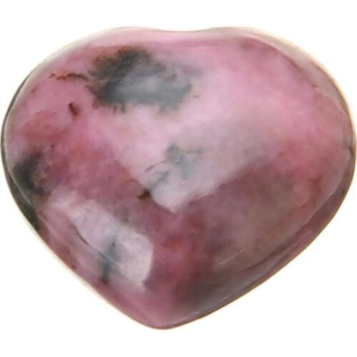 Natural Gem Stone Love Heart Pendants Vintage Clear Tiger Eye Crystal Quartz Opal Reiki Chakra DIY Jewellery