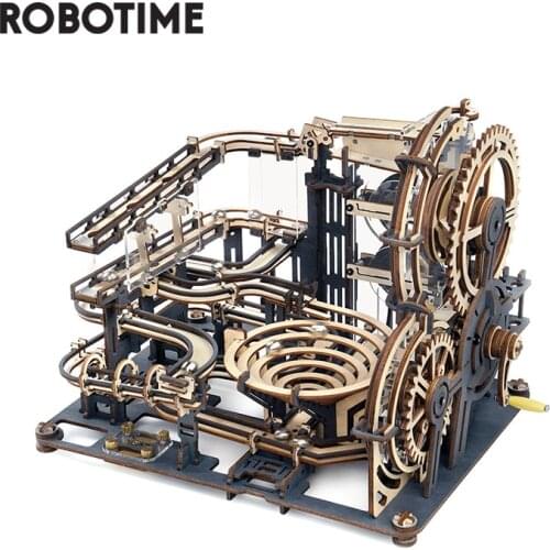 Robotime ROKR Educational 3D Wooden Puzzle Toys Marble Night City for Adults/Kids