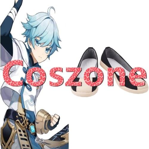 Genshin Impact Chongyun Cosplay Shoes Boots Halloween Carnival Cosplay Costume Accessories