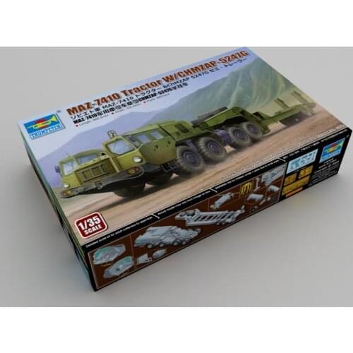 Trumpeter 01056 1/35 MAZ-7410 Traclor W/CHMZAP-5247G