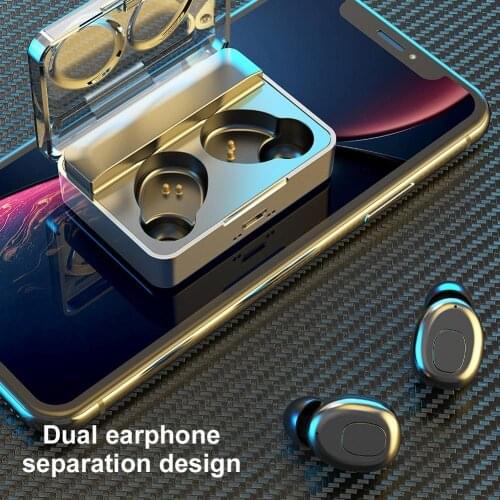 T10 TWS Wireless Bluetooth Earphones 5.0 Fingerprint Touch Gaming Mini Headphones Phone Sports Earbuds