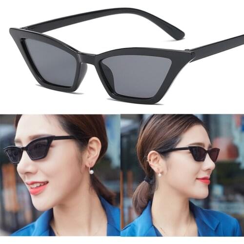 Vintage Luxury Brand Small Sunglasses Women Cat Eye Sun Glasses Shades for Woman Sunglass Ladies Retro Sunglases Zonnebril Dames