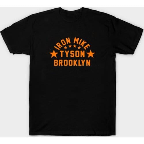 Iron Mike Tyson Brooklyn Boxing Legend Gym Training T-Shirt Summer Cotton Short Sleeve O-Neck Mens T Shirt New S-3XL