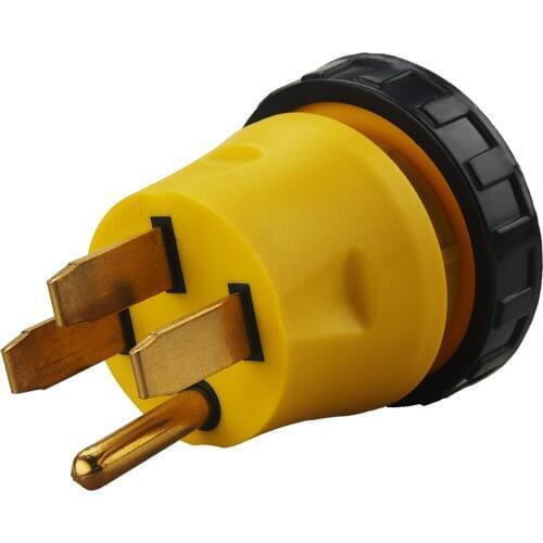 [14-50P to L5-30R] Plugrand 50 Amp Male NEMA 14-50P to 30 Amp Female NEMA L5-30R Locking Adapter