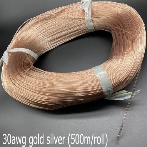 2core 0.15/0.2/0.3/0.5 square copper wire transparent parallel wire silver gold flat wire lamp wire Advertising light box wire