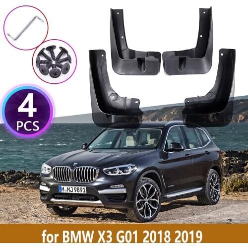 4 PCS High Quality Car Mudguards For BMW X3 G01 2018 2019 Cladding Splash Mud Flaps Flap Guards Mudflap Car Styling Accessories
