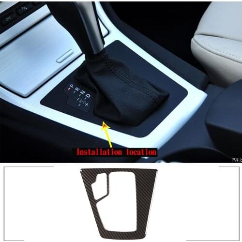 For BMW X3 E83 2003-2010 Car Styling ABS Car Console Gear Panel Frame Cover Trim Stickers Car Interior Accessories 2 Style