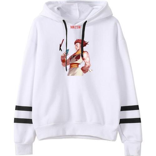 Comic Hisoka Hoodie Anime Hunter X Hunter Hoodies Men Hooded Sweatshirts Casual Tracksuit Streetwear Harajuku Pullovers Tops 4XL