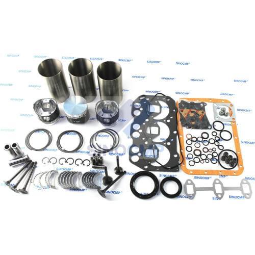 D950 D950BH D950B Engine Overhaul Rebuild Kit For Kubota Kubota B1750D B7200D B8200D F2000 F2100 KH41 KH61 F2100E Excavator