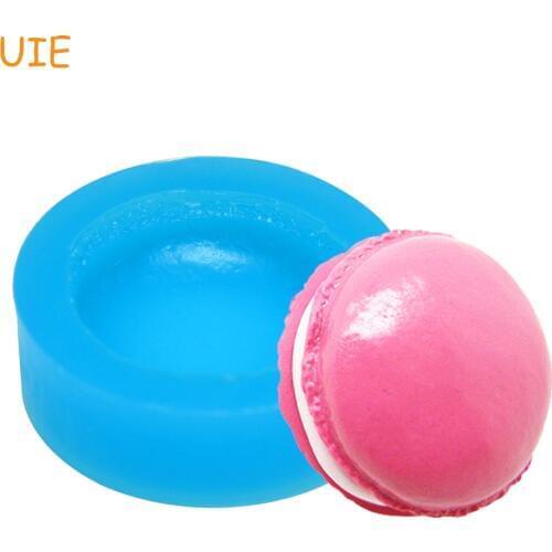 GYL121U Macaron Mold 30mm Silicone Mold 30mm - Cupcake Decoration Bakeware Candy Molds, Candle Molds Food Safe